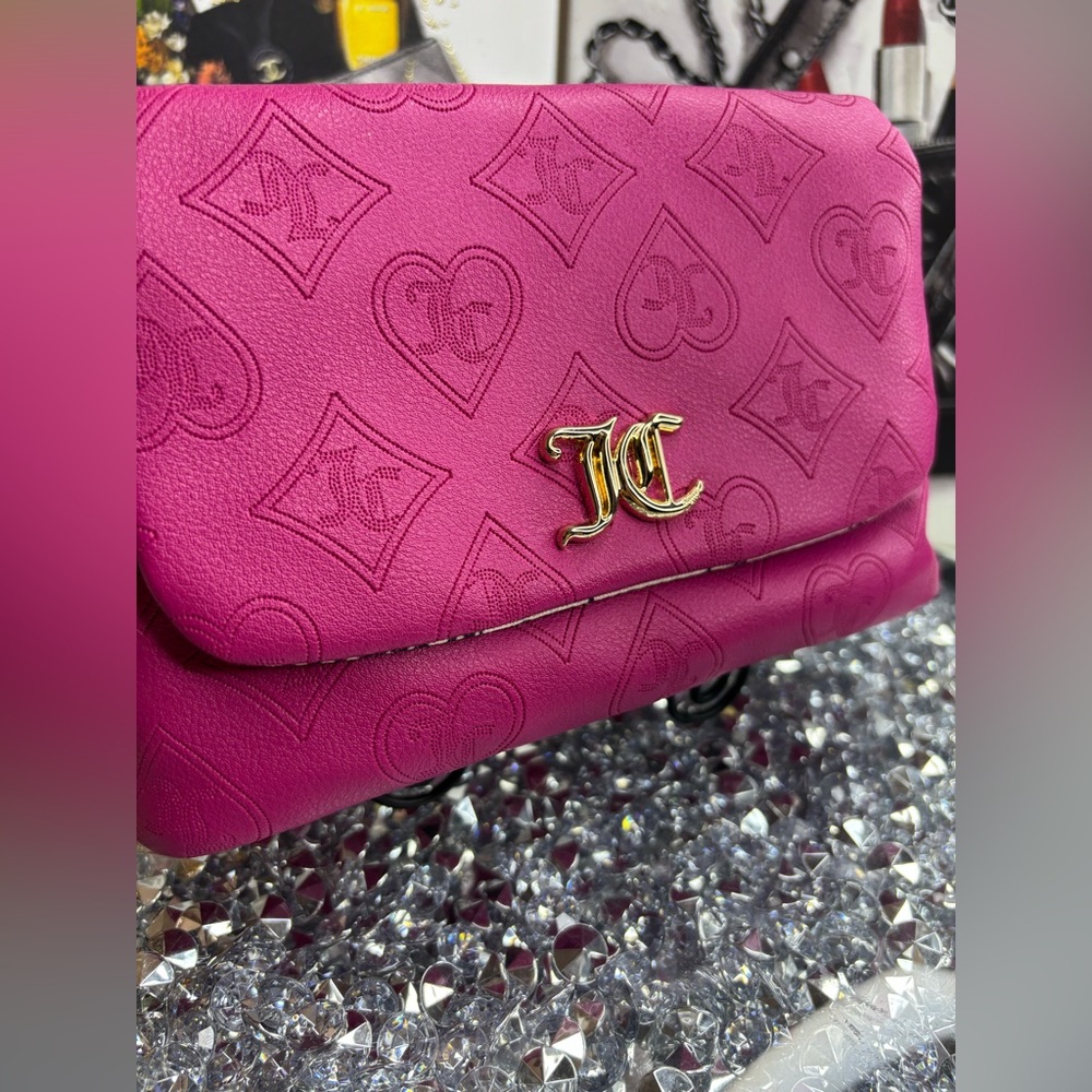 Juicy Couture Raspberry Tart Mini Wristlet NWT - Picture 3 of 13